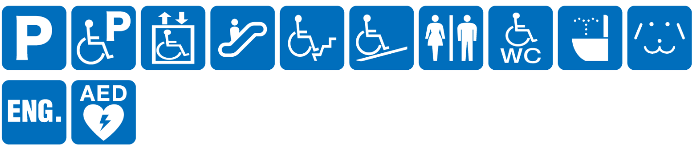 点字ブロックなし点字案内なし音声案内なし