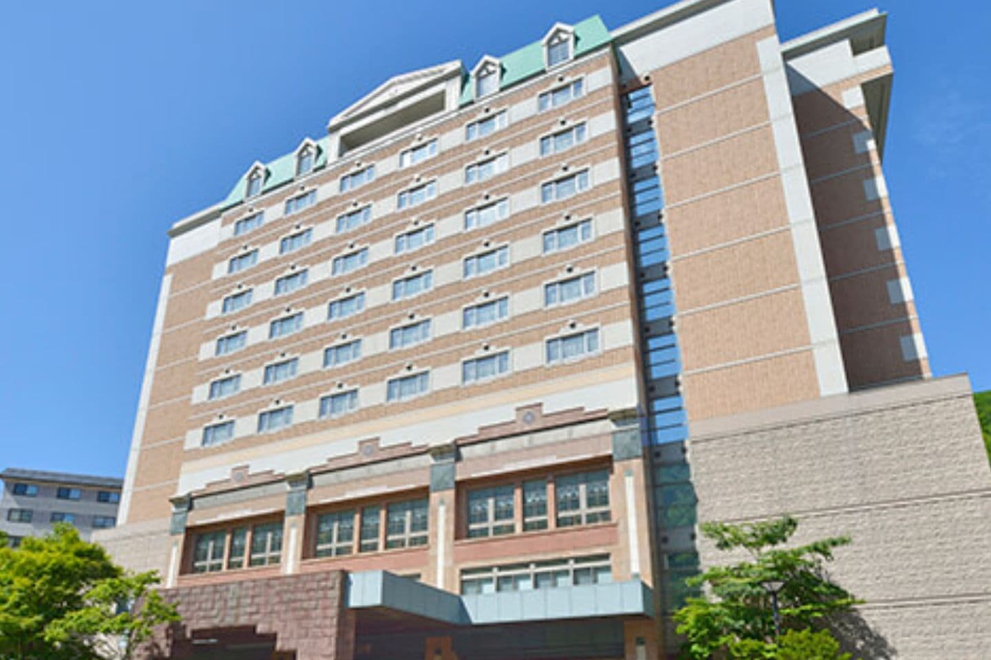 登別万世閣の外観